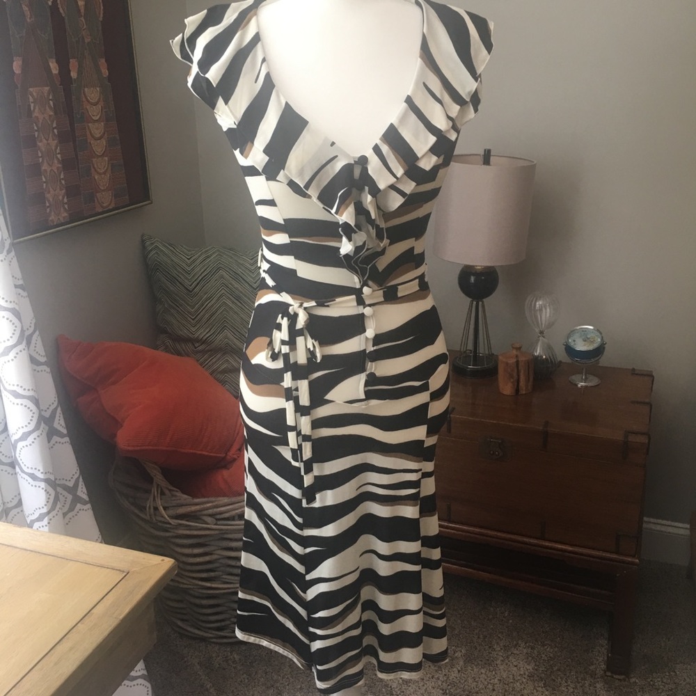 Valentino sexy flirty animal print dress